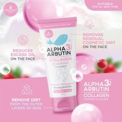 Alpha Arbutin collagen foaming cleanser