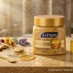 La fresh gold scrub